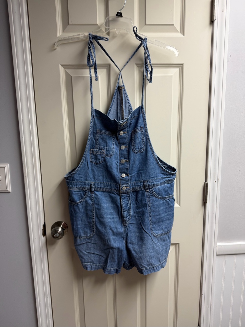 torrid Blue Denim Jean Shortalls